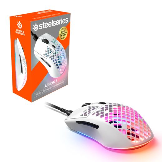 Snow y Clones Mouse 3 Gamer - Periféricos Aerox Steelseries