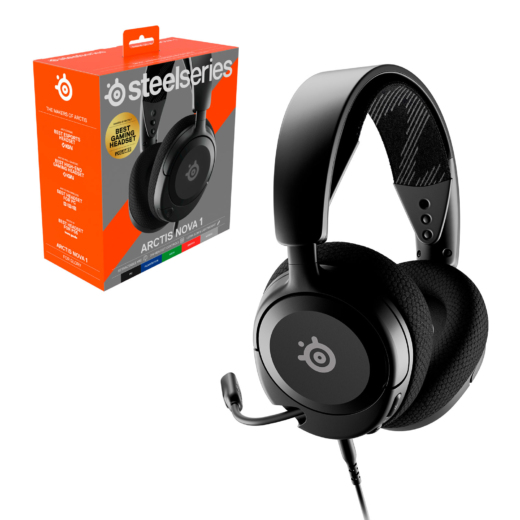 SteelSeries Arctis Nova 1 Wired Gaming Headset for PC with 3.5mm