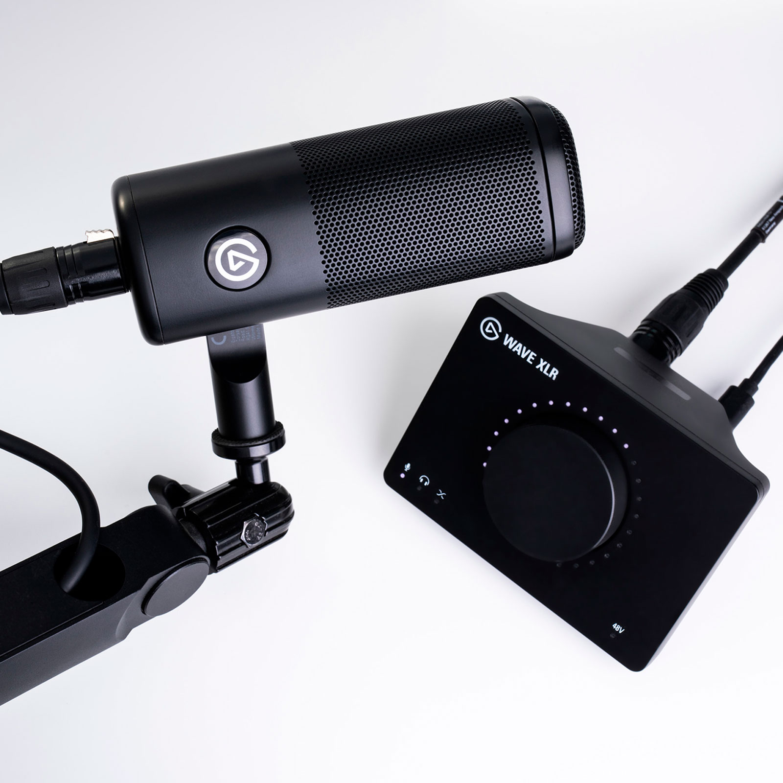 Elgato Wave DX - Dynamic XLR Microphone, Cardioid Pattern, Noise Rejection,  Speech optimised for Podcasting, for Mac, PC