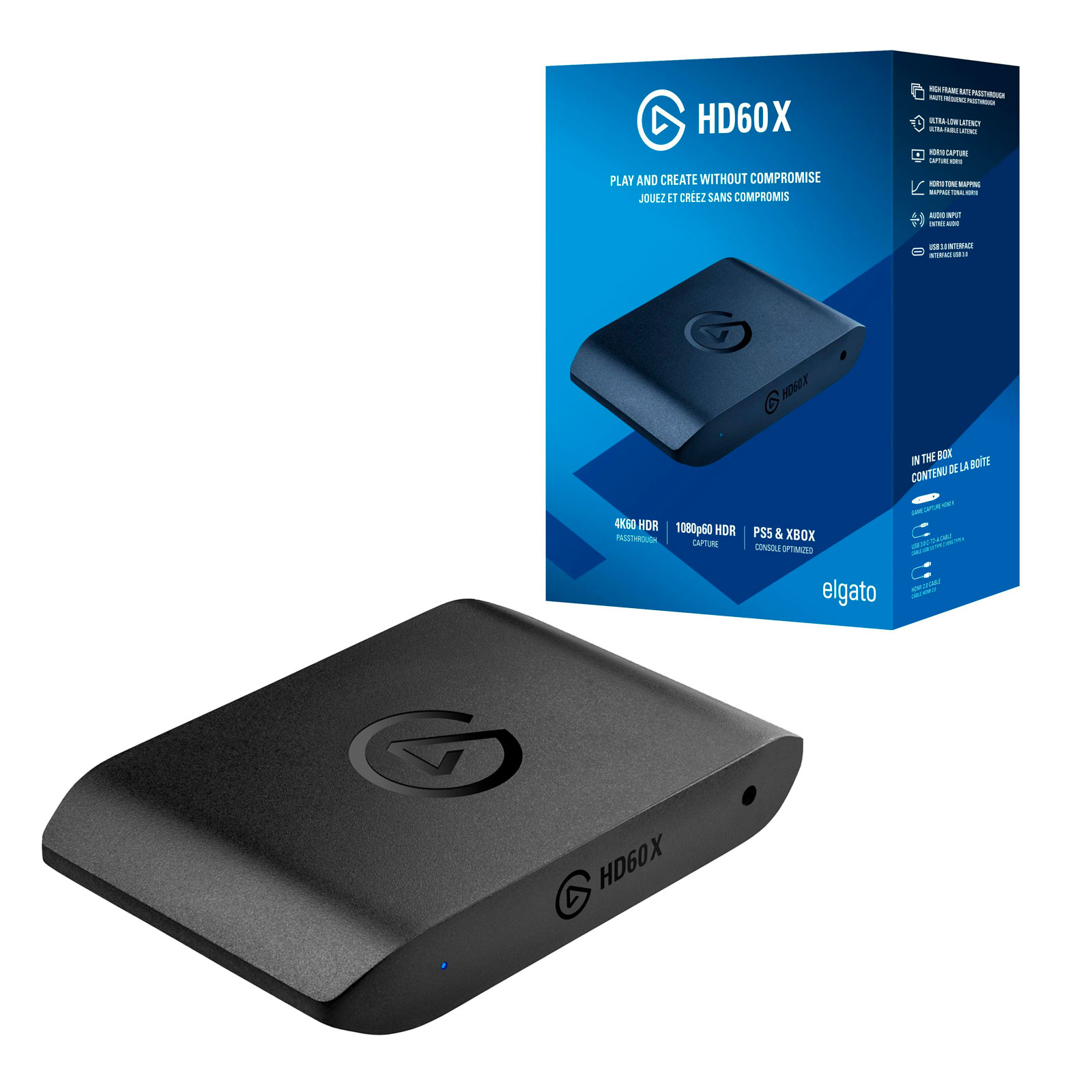 Capturer Elgato HD60 X Play and Create Without Compromise