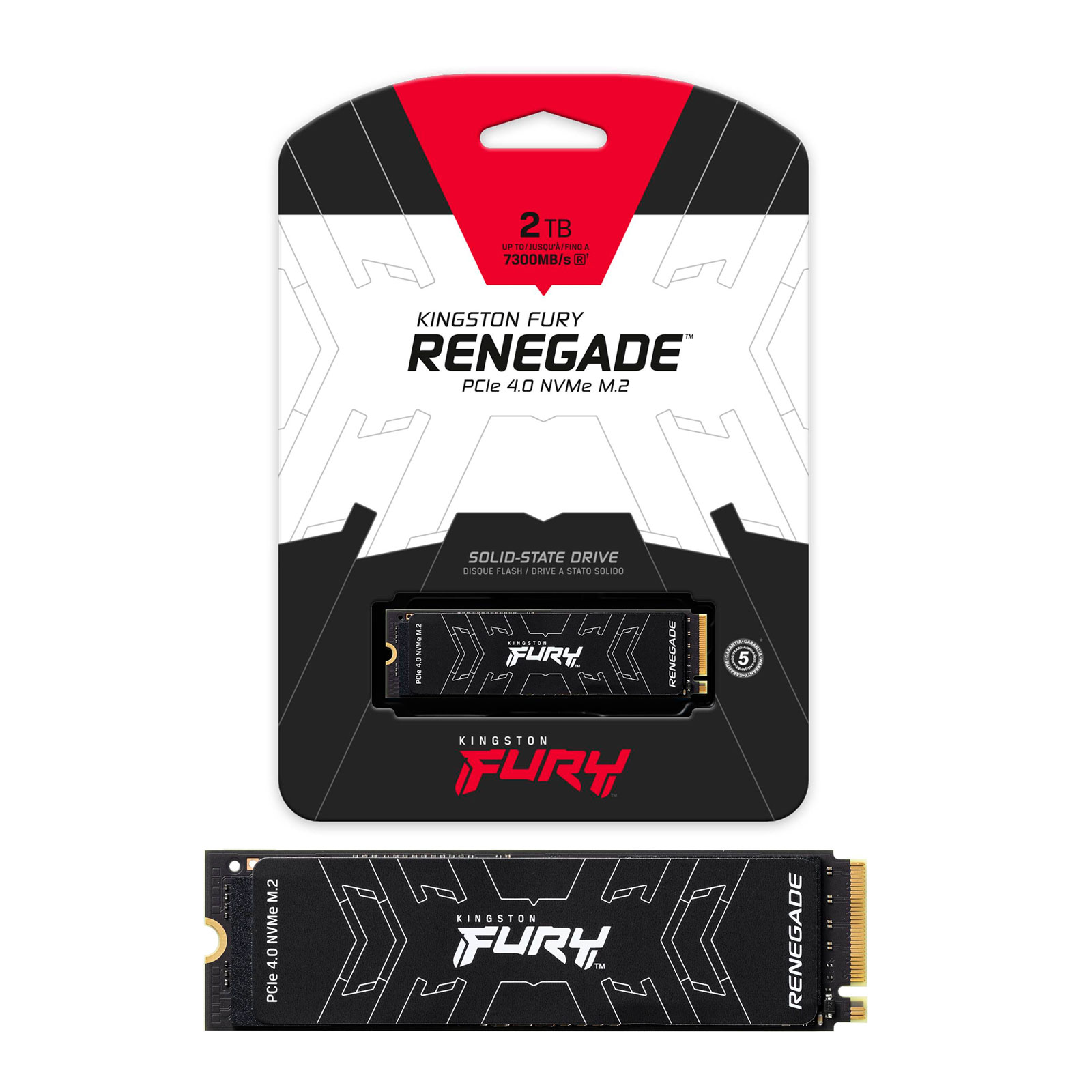 KINGSTON SSD 4T M.2 NVMe Gen4 FURY Renegade