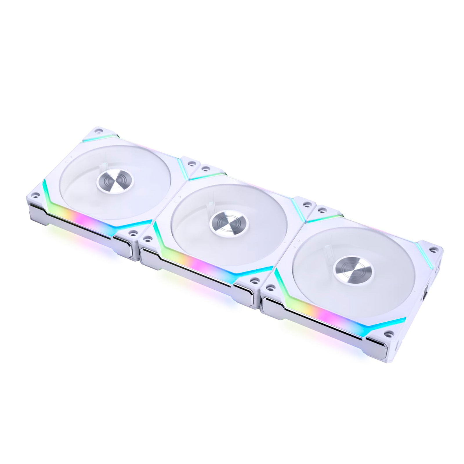 Lian Li UNI Fan SL V2 RGB Fan 120mm Triple Pack White - Clones y